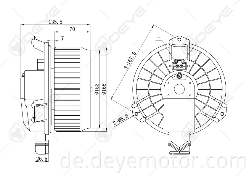 DG9H-19846-AB A DG9Z-19805-B 7L4Z19805A 12V DC-Gebläsemotor im neuen Design für FORD FUSION LINCOLN